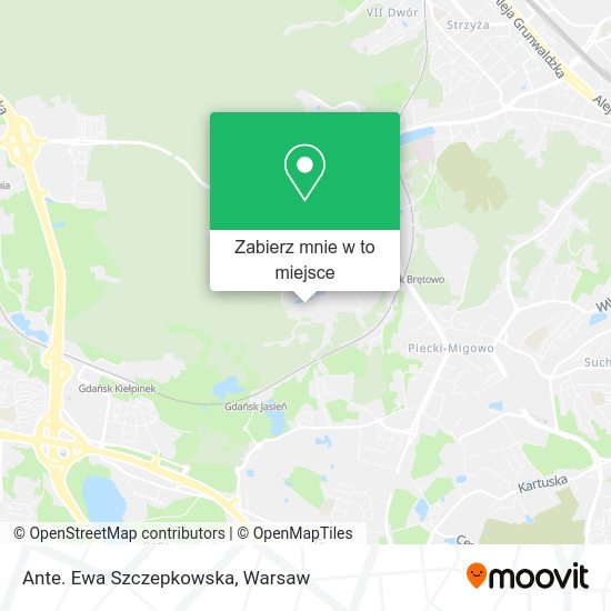 Mapa Ante. Ewa Szczepkowska