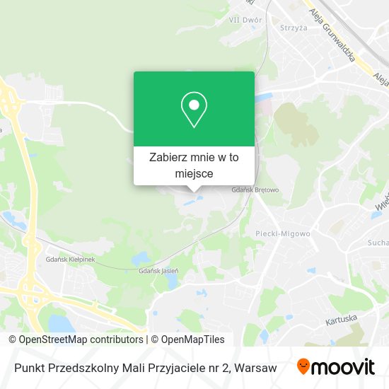 Mapa Punkt Przedszkolny Mali Przyjaciele nr 2