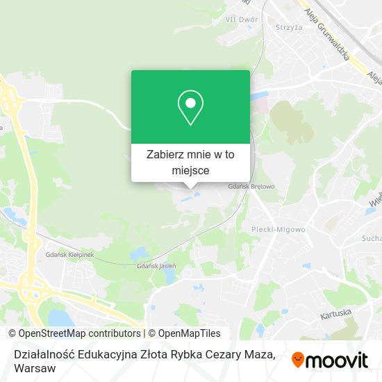 Mapa Działalność Edukacyjna Złota Rybka Cezary Maza