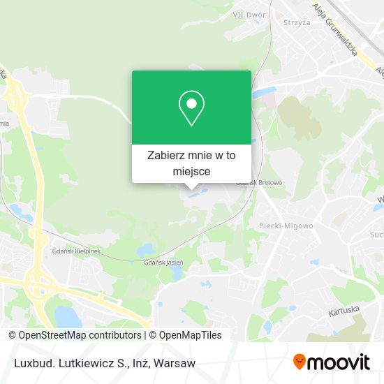 Mapa Luxbud. Lutkiewicz S., Inż