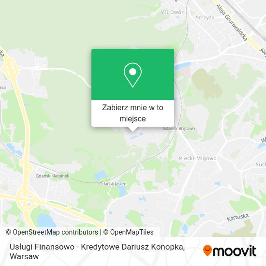 Mapa Usługi Finansowo - Kredytowe Dariusz Konopka