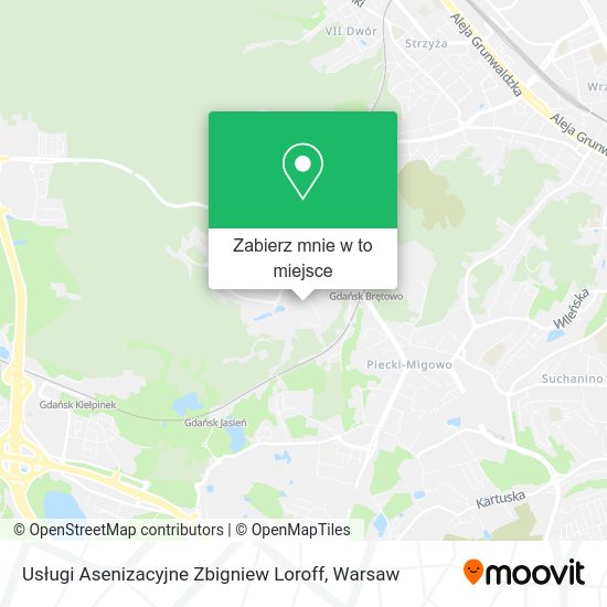 Mapa Usługi Asenizacyjne Zbigniew Loroff