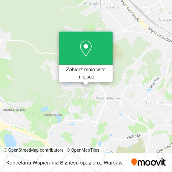 Mapa Kancelaria Wspierania Biznesu sp. z o.o.