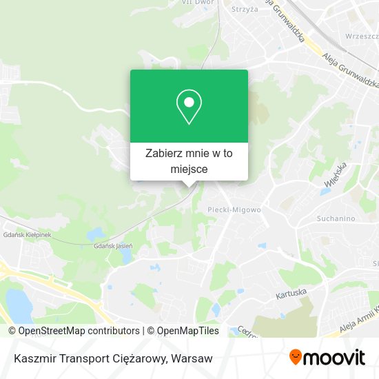 Mapa Kaszmir Transport Ciężarowy