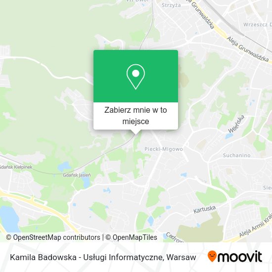 Mapa Kamila Badowska - Usługi Informatyczne