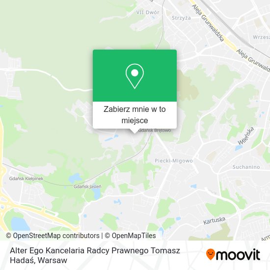 Mapa Alter Ego Kancelaria Radcy Prawnego Tomasz Hadaś