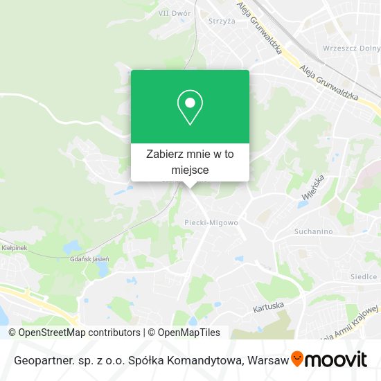 Mapa Geopartner. sp. z o.o. Spółka Komandytowa