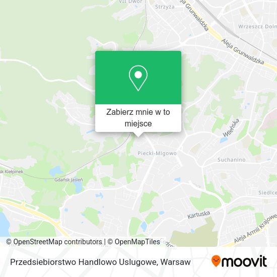 Mapa Przedsiebiorstwo Handlowo Uslugowe