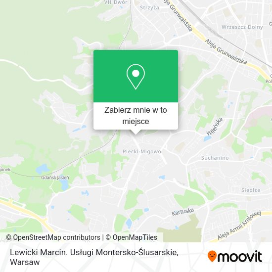 Mapa Lewicki Marcin. Usługi Montersko-Ślusarskie