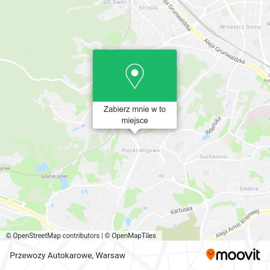 Mapa Przewozy Autokarowe