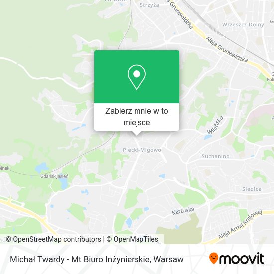 Mapa Michał Twardy - Mt Biuro Inżynierskie