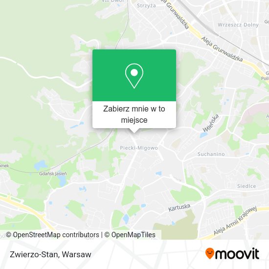 Mapa Zwierzo-Stan