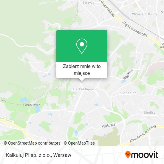 Mapa Kalkuluj Pl sp. z o.o.