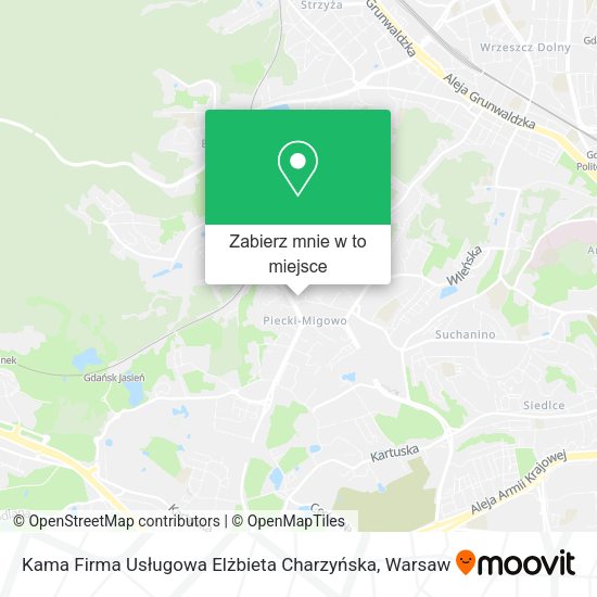 Mapa Kama Firma Usługowa Elżbieta Charzyńska