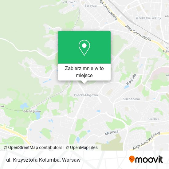 Mapa ul. Krzysztofa Kolumba