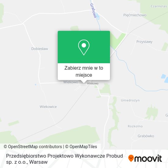 Mapa Przedsiębiorstwo Projektowo Wykonawcze Probud sp. z o.o.