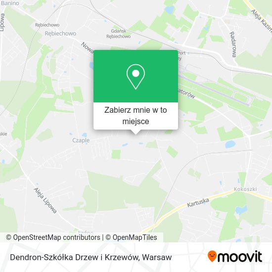 Mapa Dendron-Szkółka Drzew i Krzewów