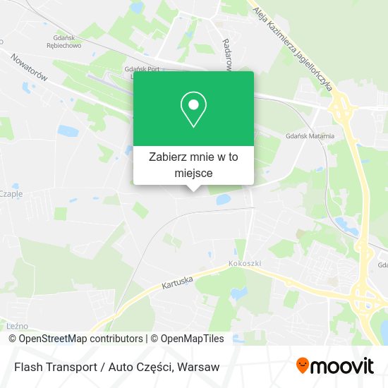 Mapa Flash Transport / Auto Części