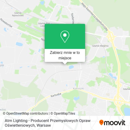 Mapa Atm Lighting - Producent Przemysłowych Opraw Oświetleniowych