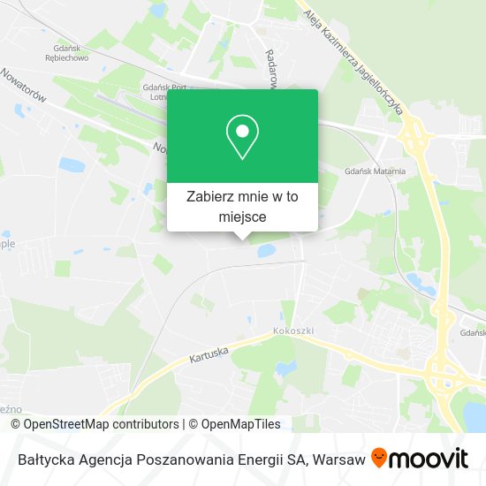 Mapa Bałtycka Agencja Poszanowania Energii SA