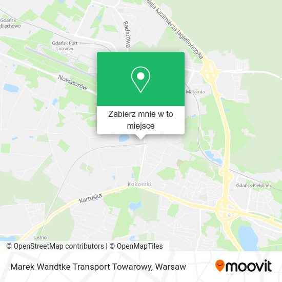 Mapa Marek Wandtke Transport Towarowy