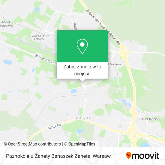 Mapa Paznokcie u Żanety Banaszek Żaneta