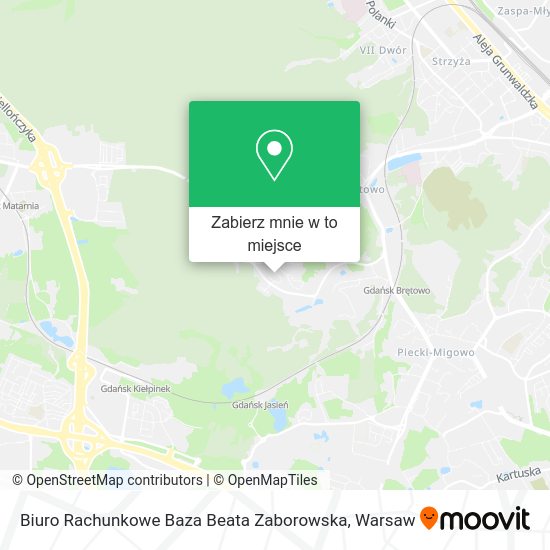 Mapa Biuro Rachunkowe Baza Beata Zaborowska