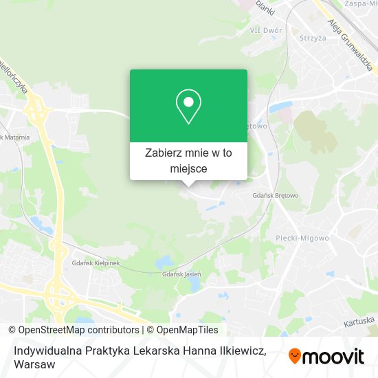 Mapa Indywidualna Praktyka Lekarska Hanna Ilkiewicz