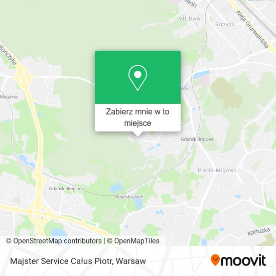 Mapa Majster Service Całus Piotr