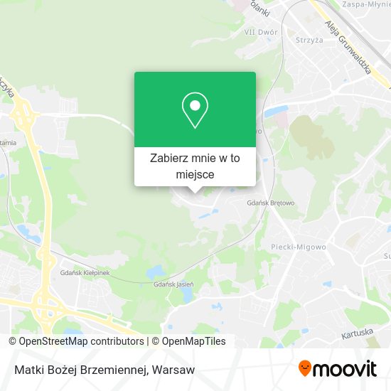 Mapa Matki Bożej Brzemiennej