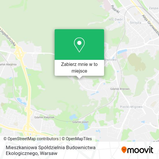 Mapa Mieszkaniowa Spółdzielnia Budownictwa Ekologicznego