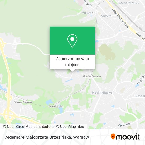 Mapa Algamare Małgorzata Brzezińska