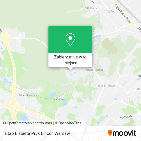 Mapa Etap Elżbieta Pryk Lincer