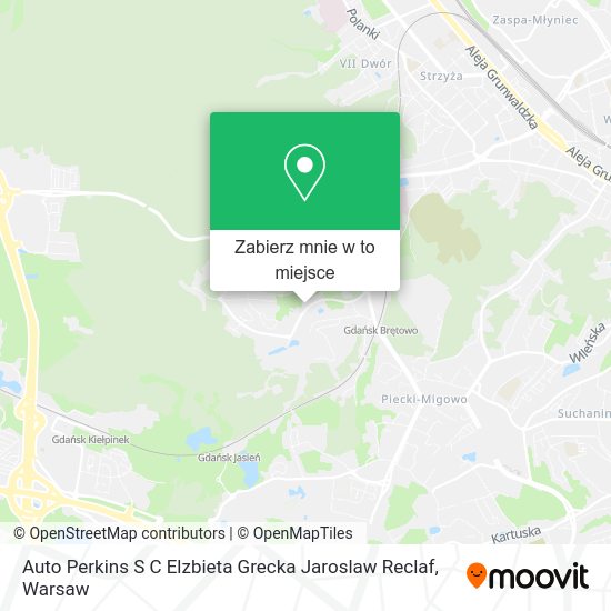 Mapa Auto Perkins S C Elzbieta Grecka Jaroslaw Reclaf