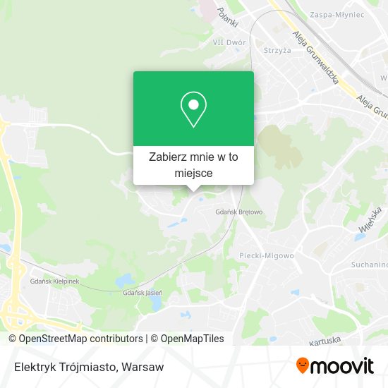 Mapa Elektryk Trójmiasto