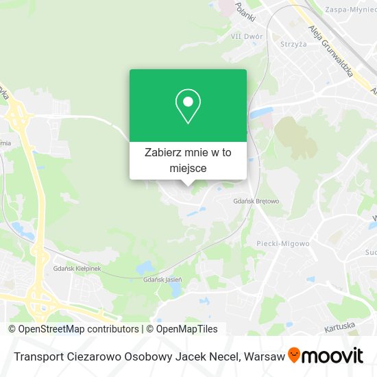 Mapa Transport Ciezarowo Osobowy Jacek Necel