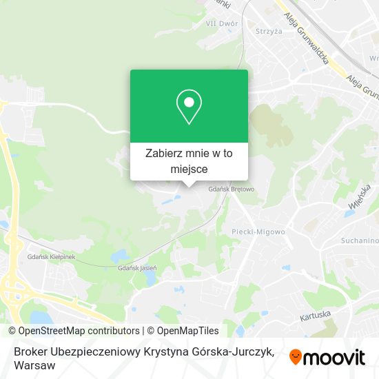 Mapa Broker Ubezpieczeniowy Krystyna Górska-Jurczyk