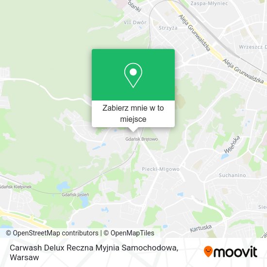 Mapa Carwash Delux Reczna Myjnia Samochodowa