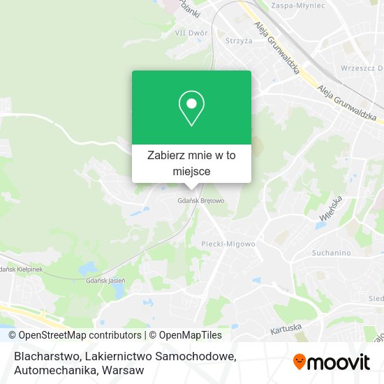 Mapa Blacharstwo, Lakiernictwo Samochodowe, Automechanika