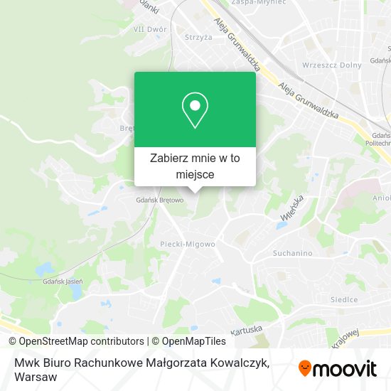 Mapa Mwk Biuro Rachunkowe Małgorzata Kowalczyk