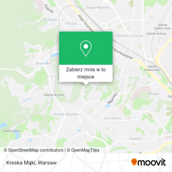 Mapa Kreska Mąki