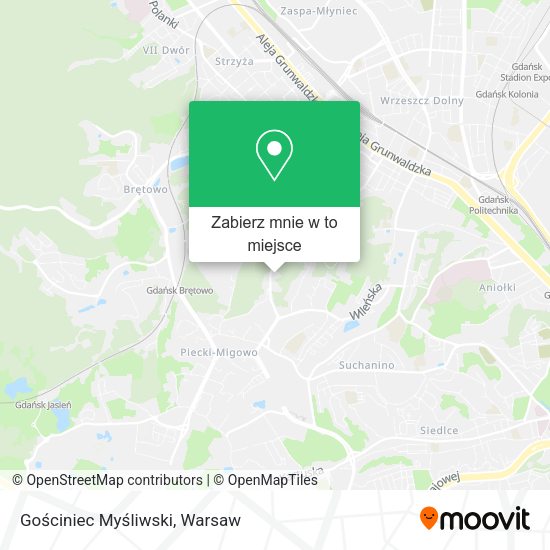 Mapa Gościniec Myśliwski