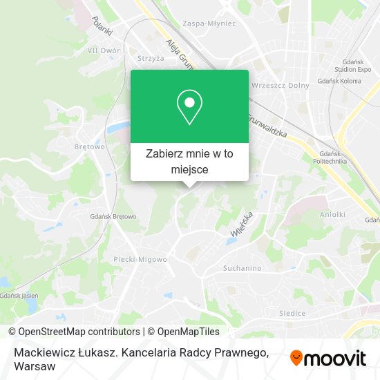 Mapa Mackiewicz Łukasz. Kancelaria Radcy Prawnego