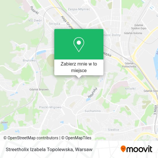 Mapa Streetholix Izabela Topolewska