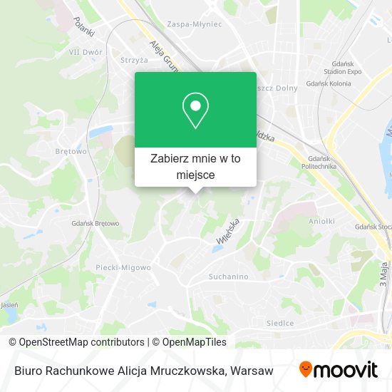 Mapa Biuro Rachunkowe Alicja Mruczkowska