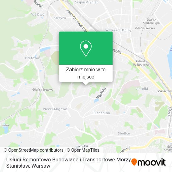 Mapa Usługi Remontowo Budowlane i Transportowe Morzy Stanisław