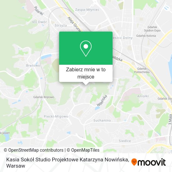 Mapa Kasia Sokół Studio Projektowe Katarzyna Nowińska