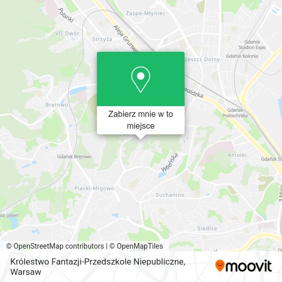 Mapa Królestwo Fantazji-Przedszkole Niepubliczne