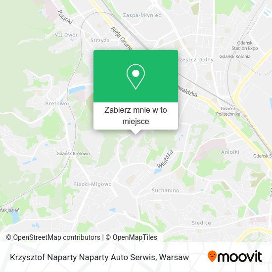 Mapa Krzysztof Naparty Naparty Auto Serwis