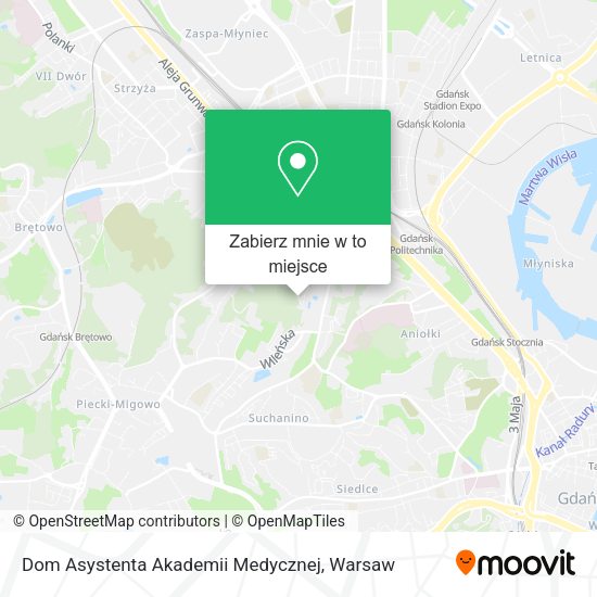 Mapa Dom Asystenta Akademii Medycznej